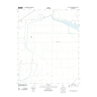 2012 Map of Buena Vista Lake Bed, 2012 Print