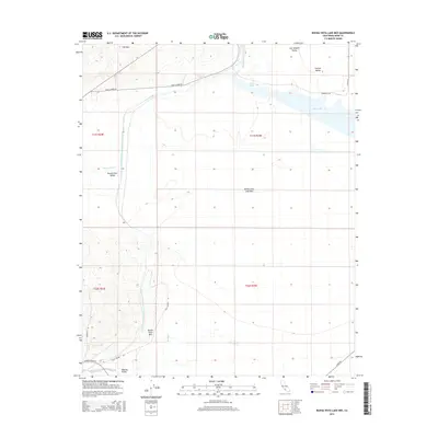 2015 Map of Buena Vista Lake Bed, 2015 Print