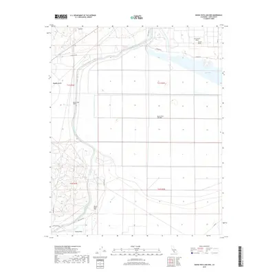 2018 Map of Buena Vista Lake Bed, 2018 Print