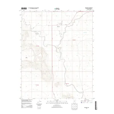 2013 Map of Bueyeros, 2013 Print