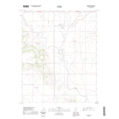 2023 Map of Bueyeros, 2023 Print