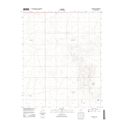2013 Map of Bueyeros NE, 2013 Print