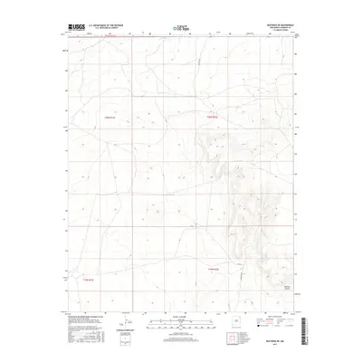 2017 Map of Bueyeros NE, 2017 Print