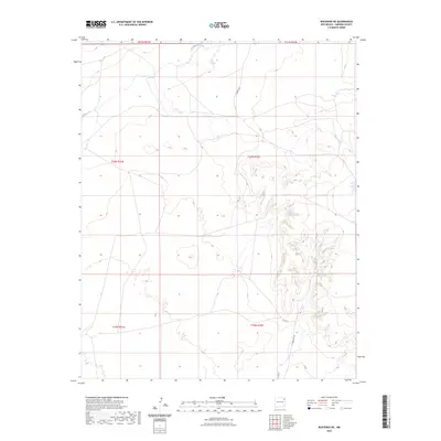 2023 Map of Bueyeros NE, 2023 Print