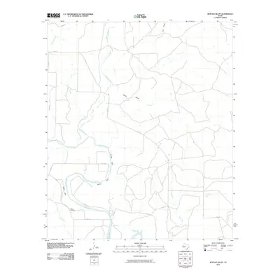2010 Map of Buffalo Bluff, 2010 Print