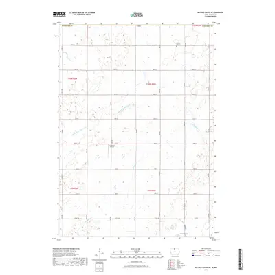 2018 Map of Buffalo Center NE, 2018 Print