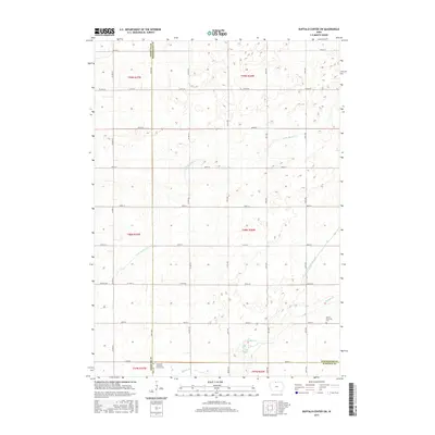 2015 Map of Buffalo Center SW, 2015 Print