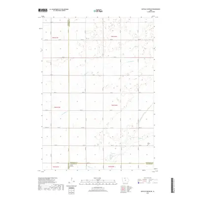 2018 Map of Buffalo Center SW, 2018 Print