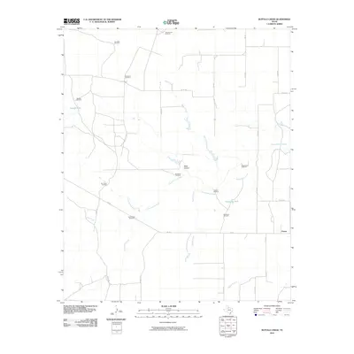 2010 Map of Buffalo Creek, 2010 Print