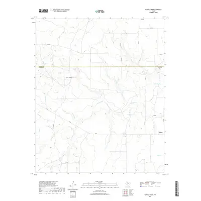 2019 Map of Buffalo Creek, 2019 Print