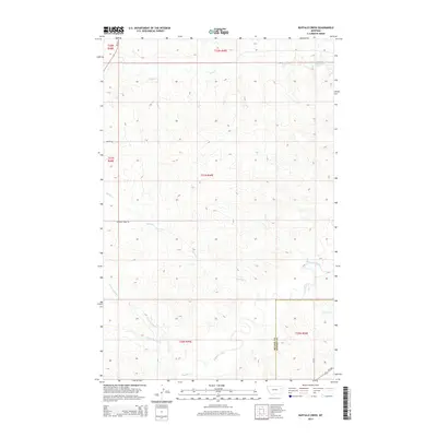 2014 Map of Buffalo Creek, 2014 Print