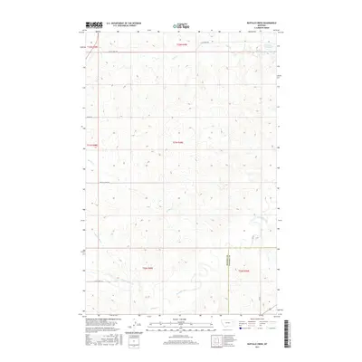 2017 Map of Buffalo Creek, 2017 Print