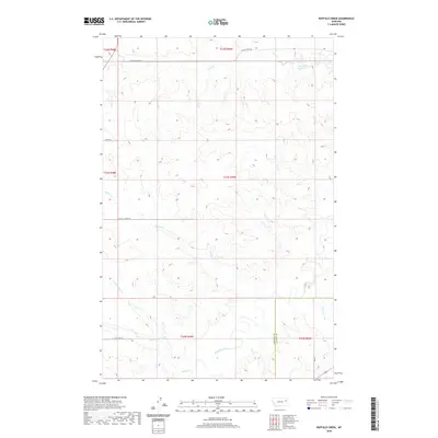 2020 Map of Buffalo Creek, 2020 Print