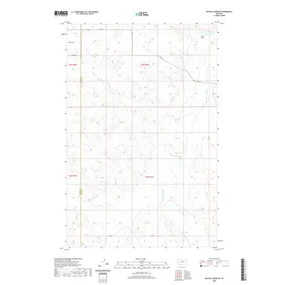 2020 Map of Buffalo Creek NE, 2020 Print