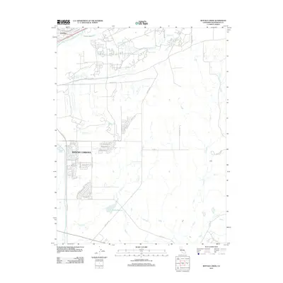 2012 Map of Buffalo Creek, 2012 Print