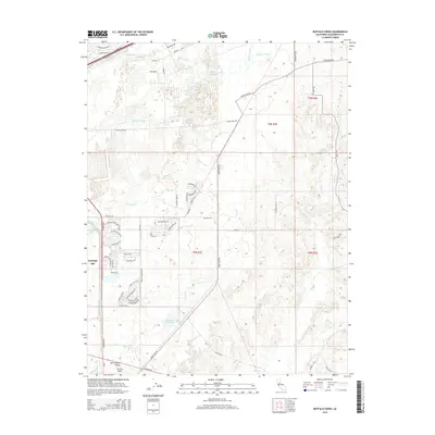 2015 Map of Buffalo Creek, 2015 Print