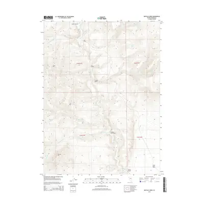 2014 Map of Buffalo Creek, 2014 Print
