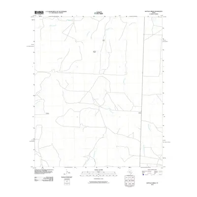 2010 Map of Buffalo Draw, 2010 Print