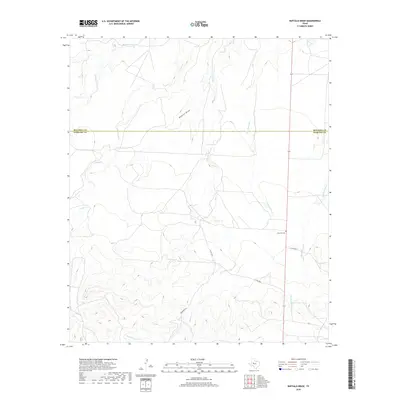 2019 Map of Buffalo Draw, 2019 Print