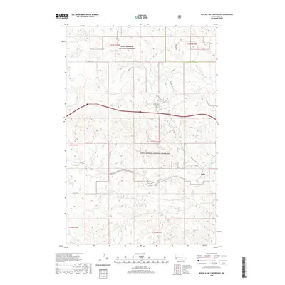 2020 Map of Buffalo Gap Campground, 2020 Print
