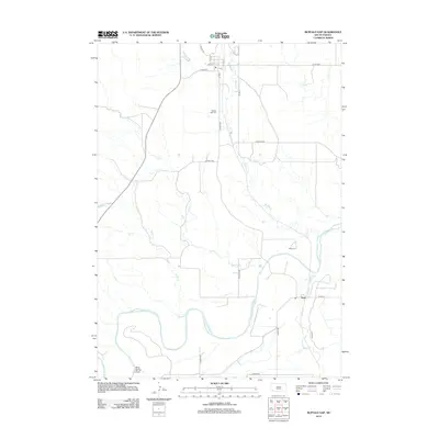 2012 Map of Buffalo Gap, 2012 Print