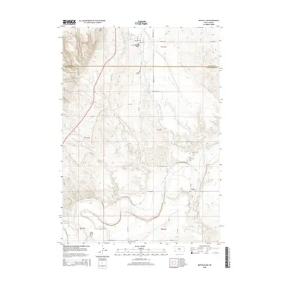 2015 Map of Buffalo Gap, 2015 Print