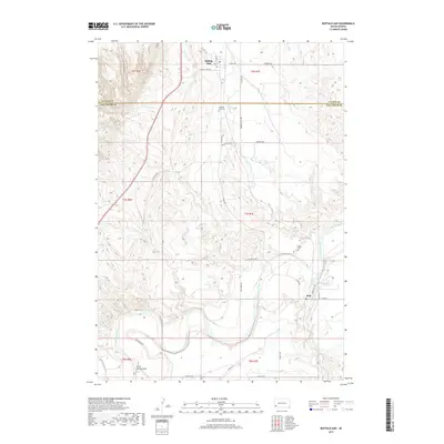 2017 Map of Buffalo Gap, 2017 Print