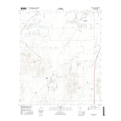2016 Map of Buffalo Gap, 2016 Print