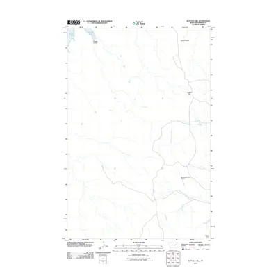 2011 Map of Buffalo Hill, 2011 Print
