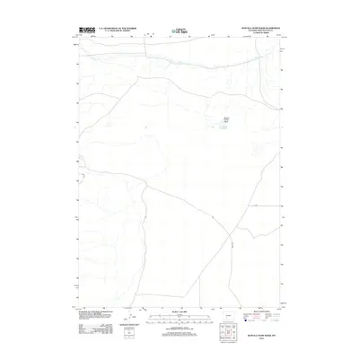 2012 Map of Buffalo Hump Basin, 2012 Print