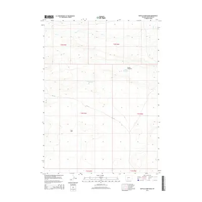 2015 Map of Buffalo Hump Basin, 2015 Print