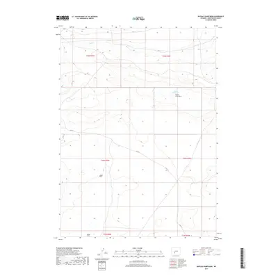 2017 Map of Buffalo Hump Basin, 2017 Print