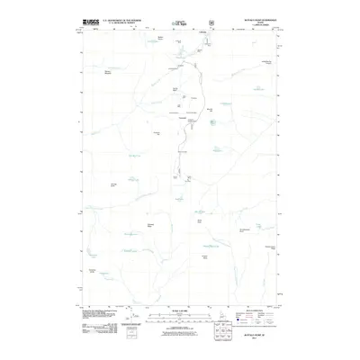 2011 Map of Buffalo Hump, 2011 Print