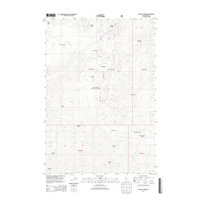 2013 Map of Buffalo Hump, 2013 Print