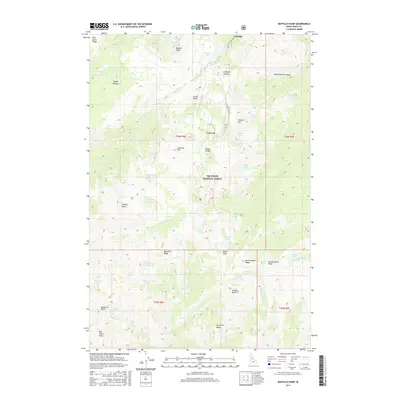 2017 Map of Buffalo Hump, 2017 Print