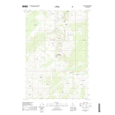 2020 Map of Buffalo Hump, 2020 Print