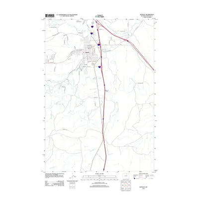 2012 Map of Buffalo, 2012 Print
