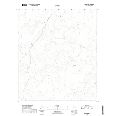 2019 Map of Buffalo Knob, 2019 Print