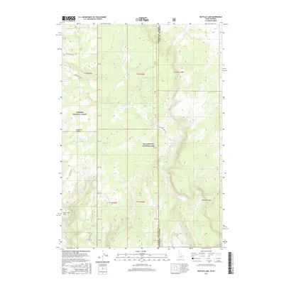 2017 Map of Buffalo Lake, 2017 Print