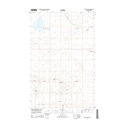 2014 Map of Buffalo Lake, 2014 Print