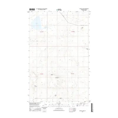 2017 Map of Buffalo Lake, 2017 Print