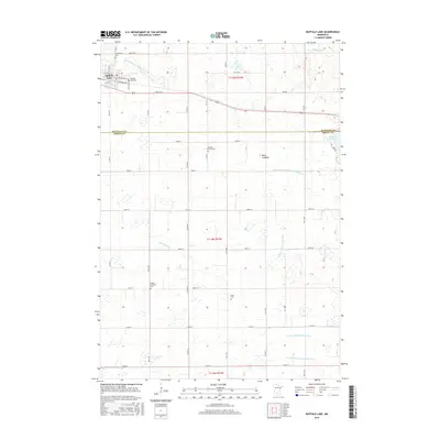 2016 Map of Buffalo Lake, 2016 Print