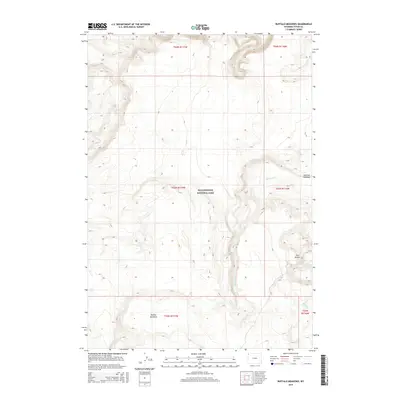 2015 Map of Buffalo Meadows, 2015 Print