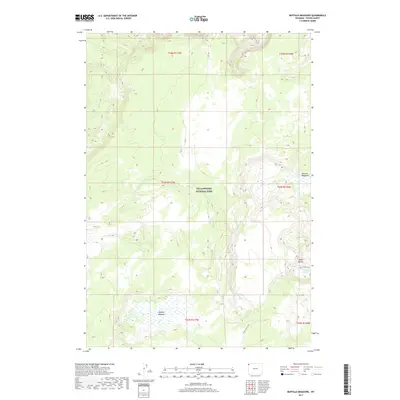 2017 Map of Buffalo Meadows, 2017 Print