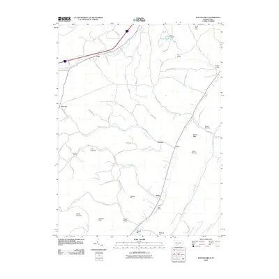 2010 Map of Buffalo Mills, 2010 Print