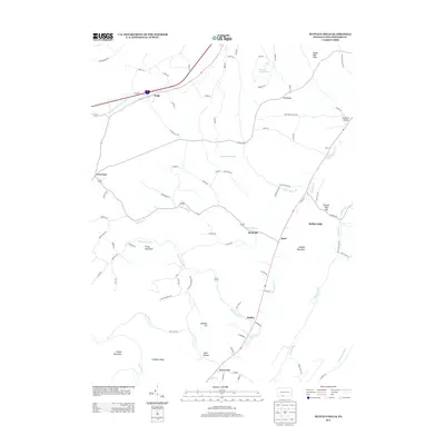 2013 Map of Buffalo Mills, 2013 Print