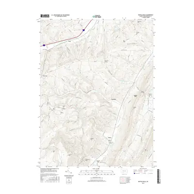2016 Map of Buffalo Mills, 2016 Print