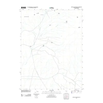 2011 Map of Buffalo Mountain, 2011 Print