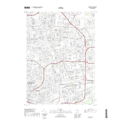 2019 Map of Buffalo NE, 2019 Print