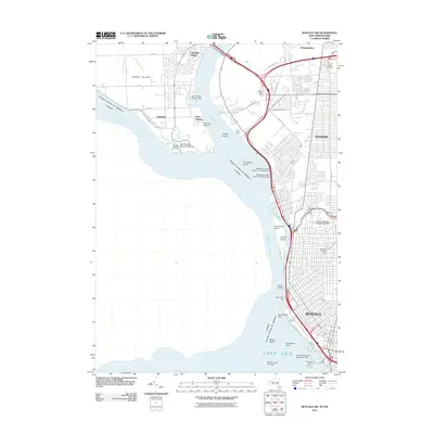 2011 Map of Buffalo NW, 2011 Print